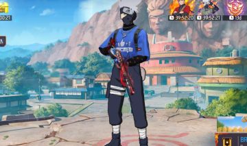 Conta FF básica, skin do kakashi, 6 outras skins prime 2