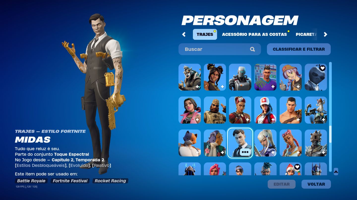 Conta fortnite: Minty, glow +salve o mundo fundador (180 skins )