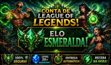 [Entrega Automática] Lol Esmeralda, 47 Skins, Skins Lendárias, 25K Ea, Lvl 50