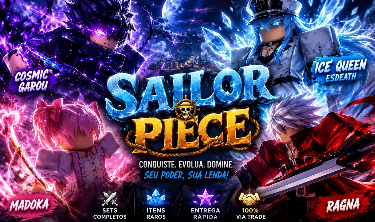 SAILOR PIECE | SETS, ITENS, GAMEPASS, REROLLS E MATERIAIS