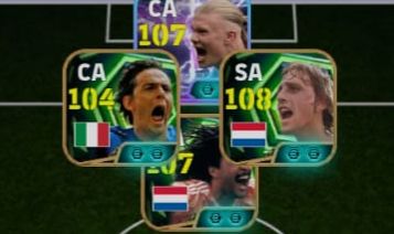 CONTA EFOOTBALL RARA!! GULLIT PRIME + CRUYFF 109 + INZAGHI BUGADO + DESAILLY E++