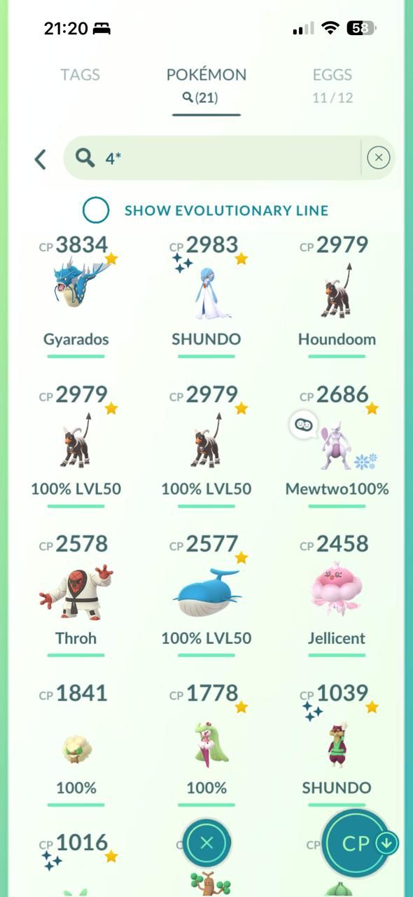 CONTA POKEMONGO LVL70 COM LENDÁRIOS SHINY