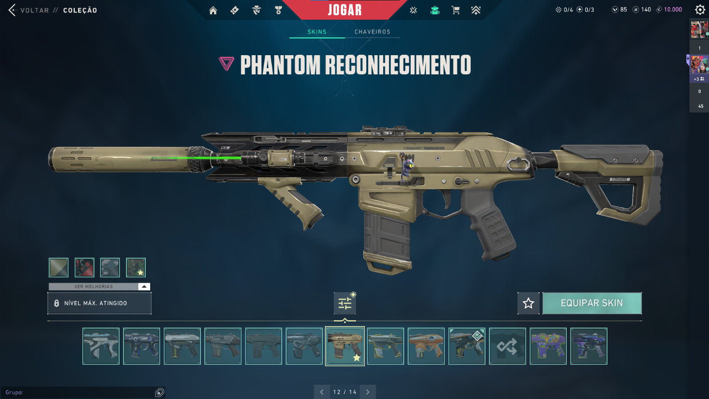 Conta Valorant VALOR NEGOCIÁVEL | Full acesso | R$ 4.000 gastos | Muita skin