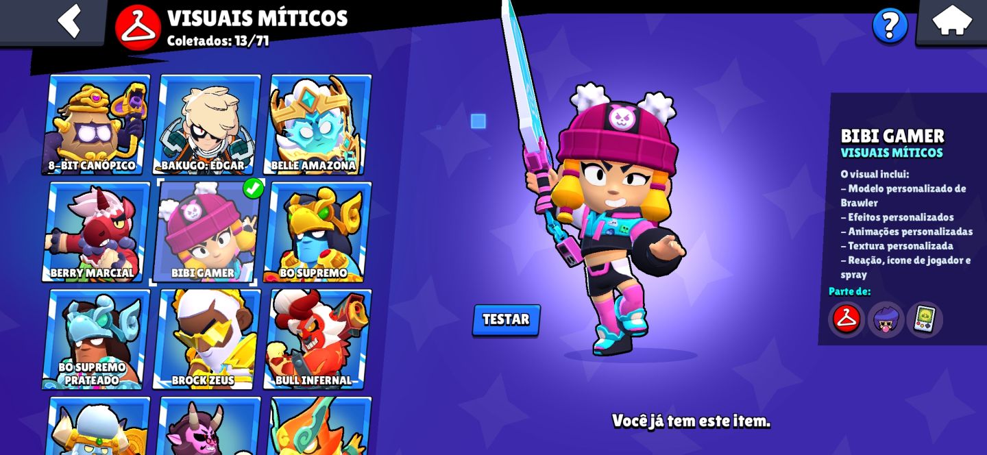 Conta RARA de Brawl Stars e Clash Royale | +32K Troféus | 279 Gemas | PROMOÇÃO!