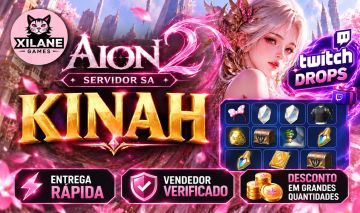 Aion 2 - Kinah e Twitch Drops - Servidor GLOBAL (Cobrimos taxa de Mercado)