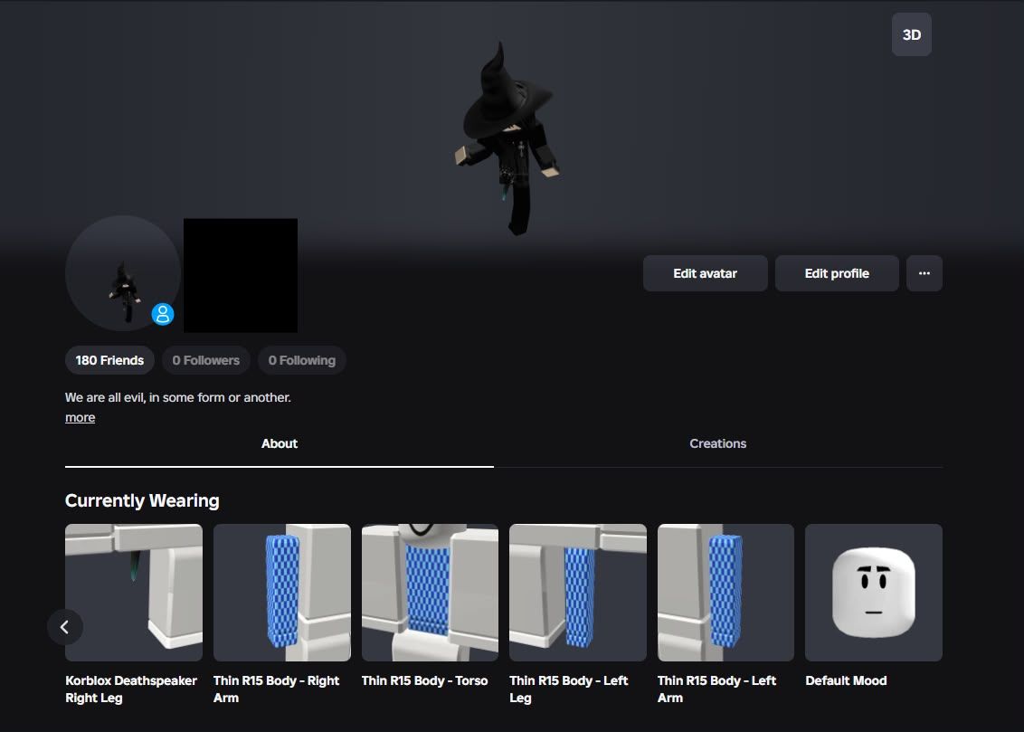 Conta de roblox com korblox