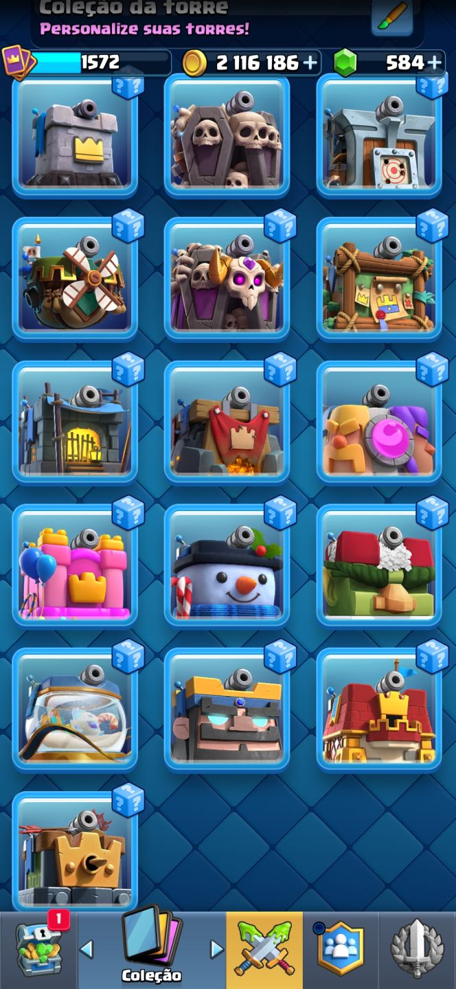 Conta de Clash Royale com 10500 troféus
