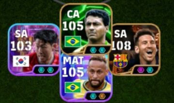 CONTA EFOOTBALL RARA! ROMARIO + MESSI 108 + NEY THE LAST DANCE + SON BLITZ+++!