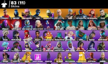 Conta antiga de fortnite possui bastantes skim da psn( ACEITO OFERTAS)