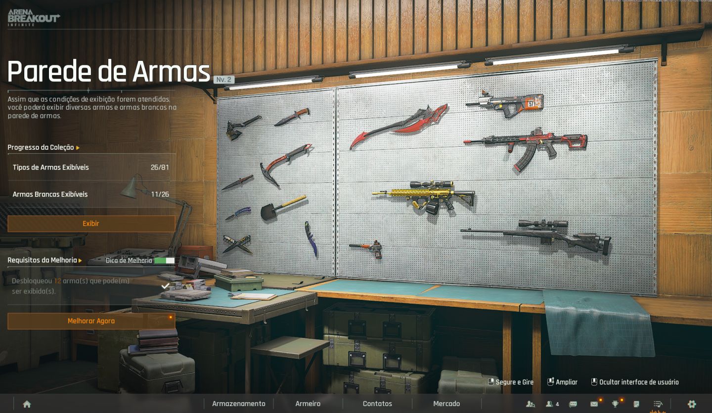 CONTA ARENA BREAKOUT INFINITE - PC 2 BI STASH SKIN EVITTA + RARA