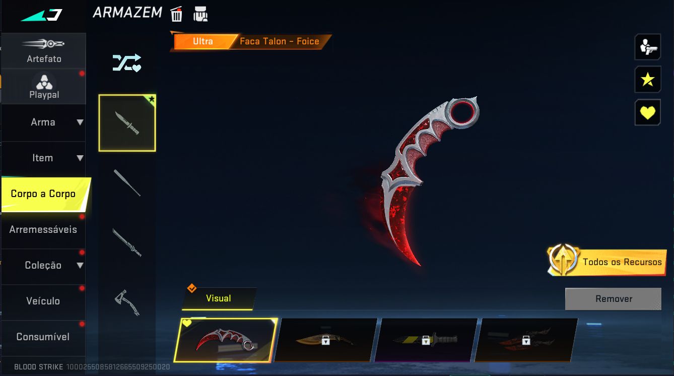 [MELHOR PREÇO] CONTAS BLOODSTRIKE (ETERNAS/FACAS/SKINS) - SKINS JA RESGATADAS