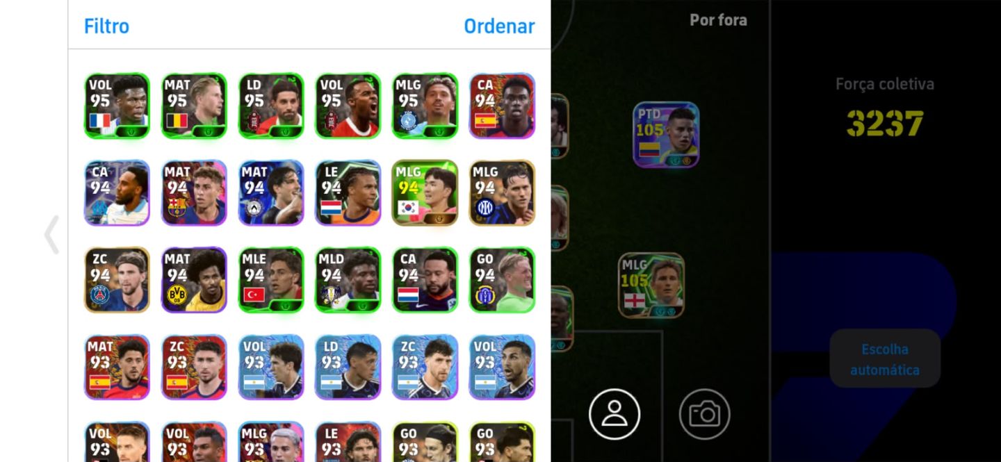 Conta EFootball 3237 upada e rara!!