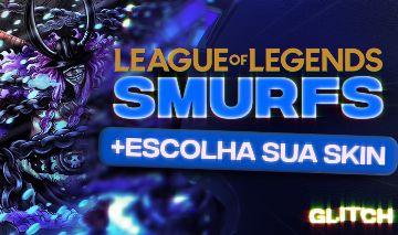 (SEM RISCOS DE BAN) [BR] e [NA] SMURFS DE LOL UNRANKED E COM ELOS, FULL ACESSO