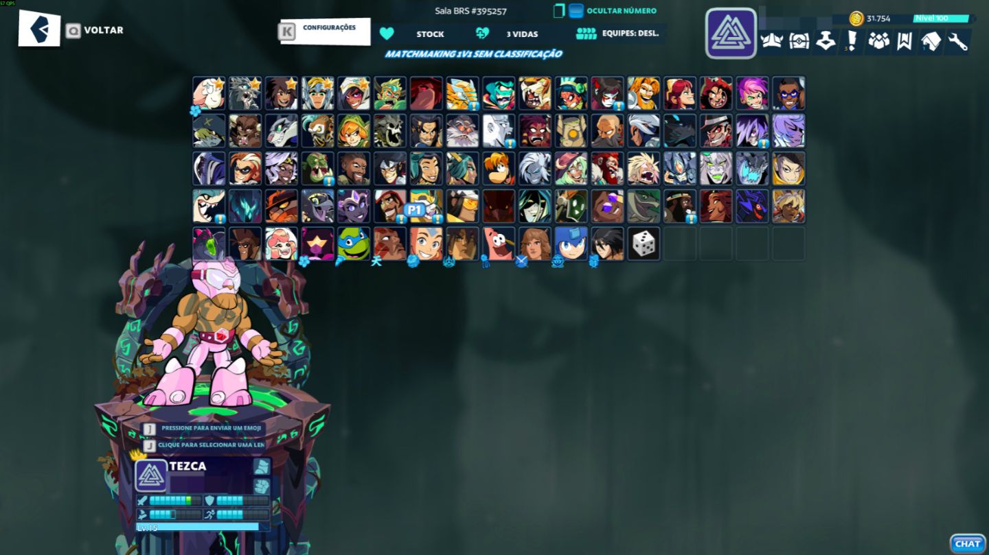 Conta Steam Nível 4 | Brawlhalla 1.9k Horas + Passe 9, 4, 7, 13, 8, 10 + 76 Skin