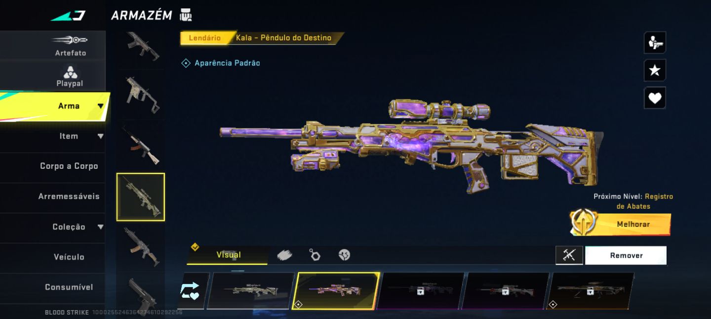 CONTA DE BLOOD STRIKE COM P90 EMPIRIA + AK-47 TERROR NOTURNO + CURATIVO!