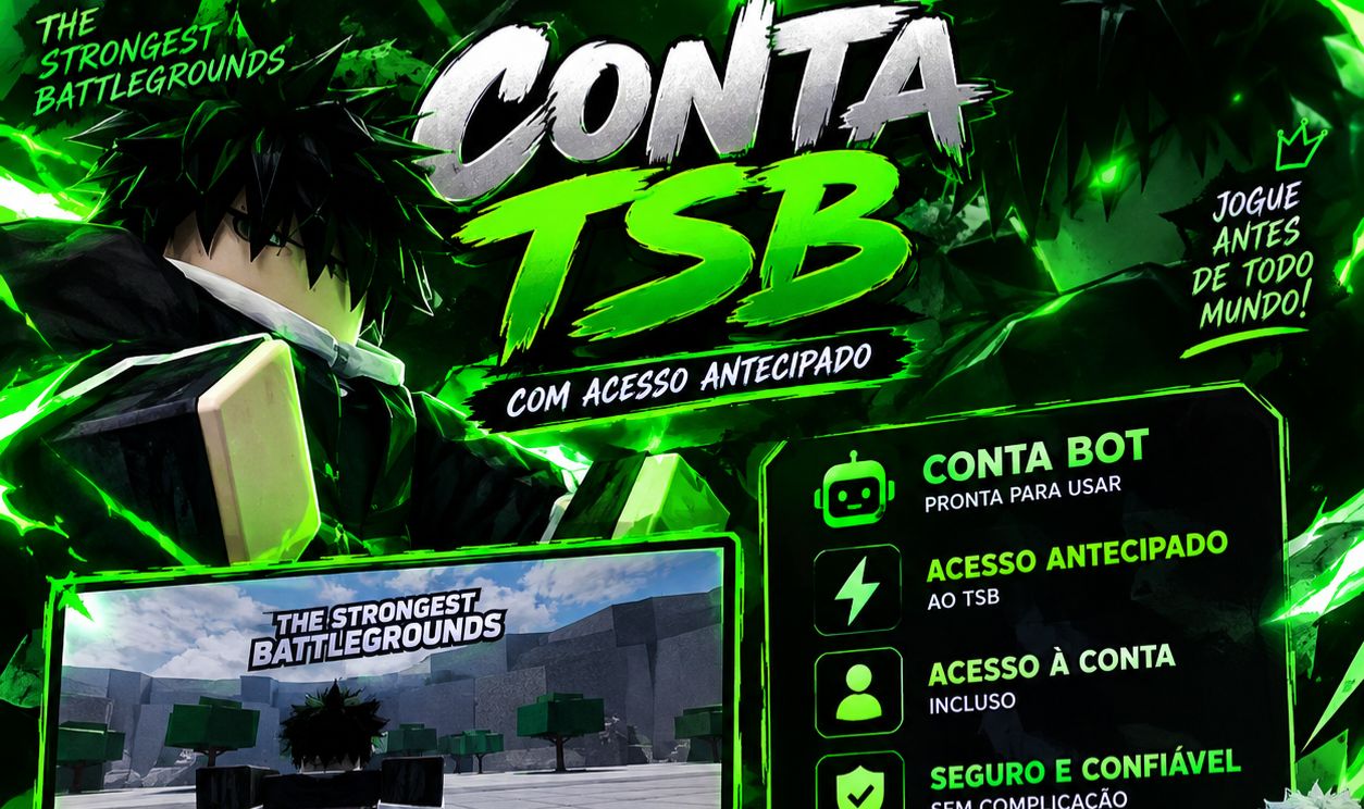 CONTA BOT DE ROBLOX-COM ACESSO ANTECIPADO DO TSB