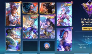 Conta de mobile legends - avançada cheia de skin top!
