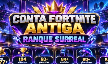 Conta Fortnite Antiga | Ranque Surreal | Rick Sanchez + Superman + Snoop Dogg