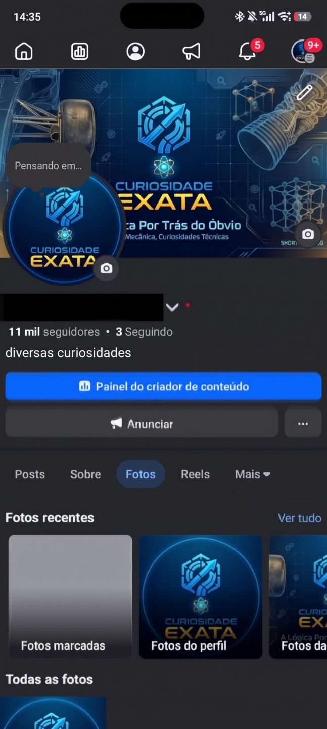 CONTA DO FACEBOOK COM 11 MIL SEGUIDORES