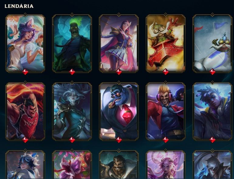 CONTA LOL BR 443 SKINS | EXALTADA | 6/7 ULTIMATE | LVL 798