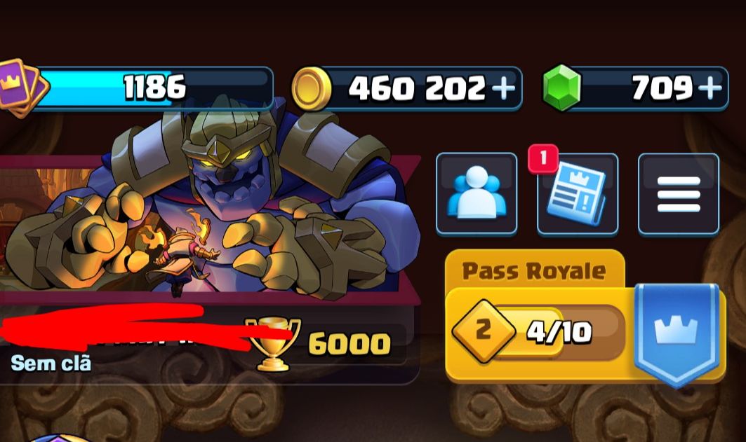 CONTA CLASH ROYALE PERFEITA PRA COMEÇAR DO ZERO E BEM ANTIGA (8 ANOS DE IDADE)