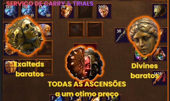 MEGA PROMO!! LEVELING E CARRY ROA// Promo// PATH OF EXILE 2/ POE2 divines&CARRY