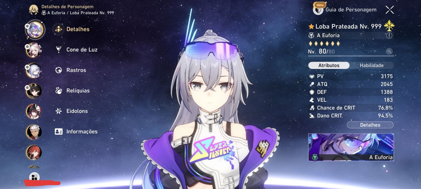 Silver Wolf lv.999 E0S1 , Yaoguang E1S1 e +