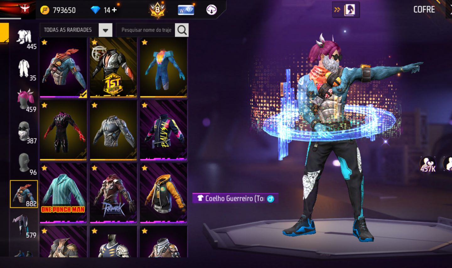 Conta nível 79 semi full parceria