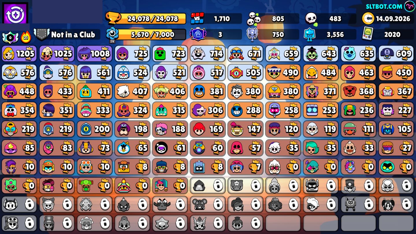 Conta Brawl Stars | Bem upada e com Skins lendárias!