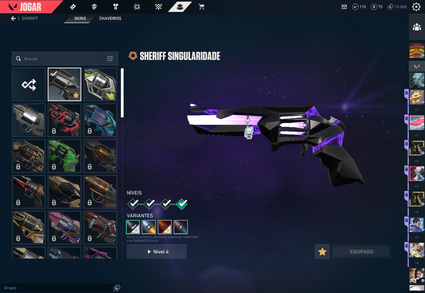 Conta Valorant | 8 Skins | Oni Phantom | 2 Vandals | 2 Sheriffs | Xerøfang