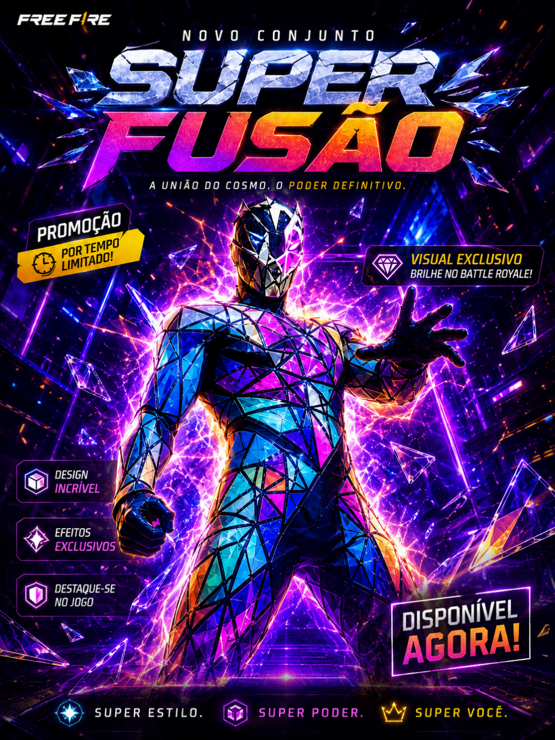 [MENOR PREÇO] CONTA FREE FIRE LV 15/30 COM SKINS