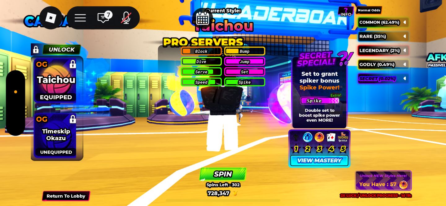 CONTA VOLLEYBALL 4.0 / VOLLEYBALL UNBOUND NIVEL 402 + LEGEND + ITENS GODLY
