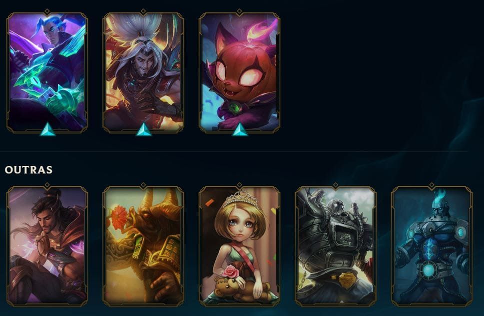 CONTA LOL LV 490 + 92 SKINS + 234 ICONES + 81 CROMAS [UNICO DONO, CONTA ANTIGA]