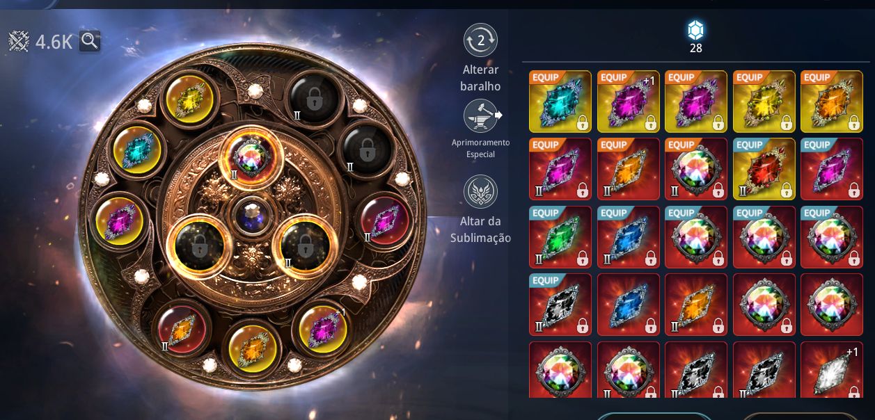 Conta Mir4 Maga LV 124 Elementalista 210k PW 3 Pets lendários