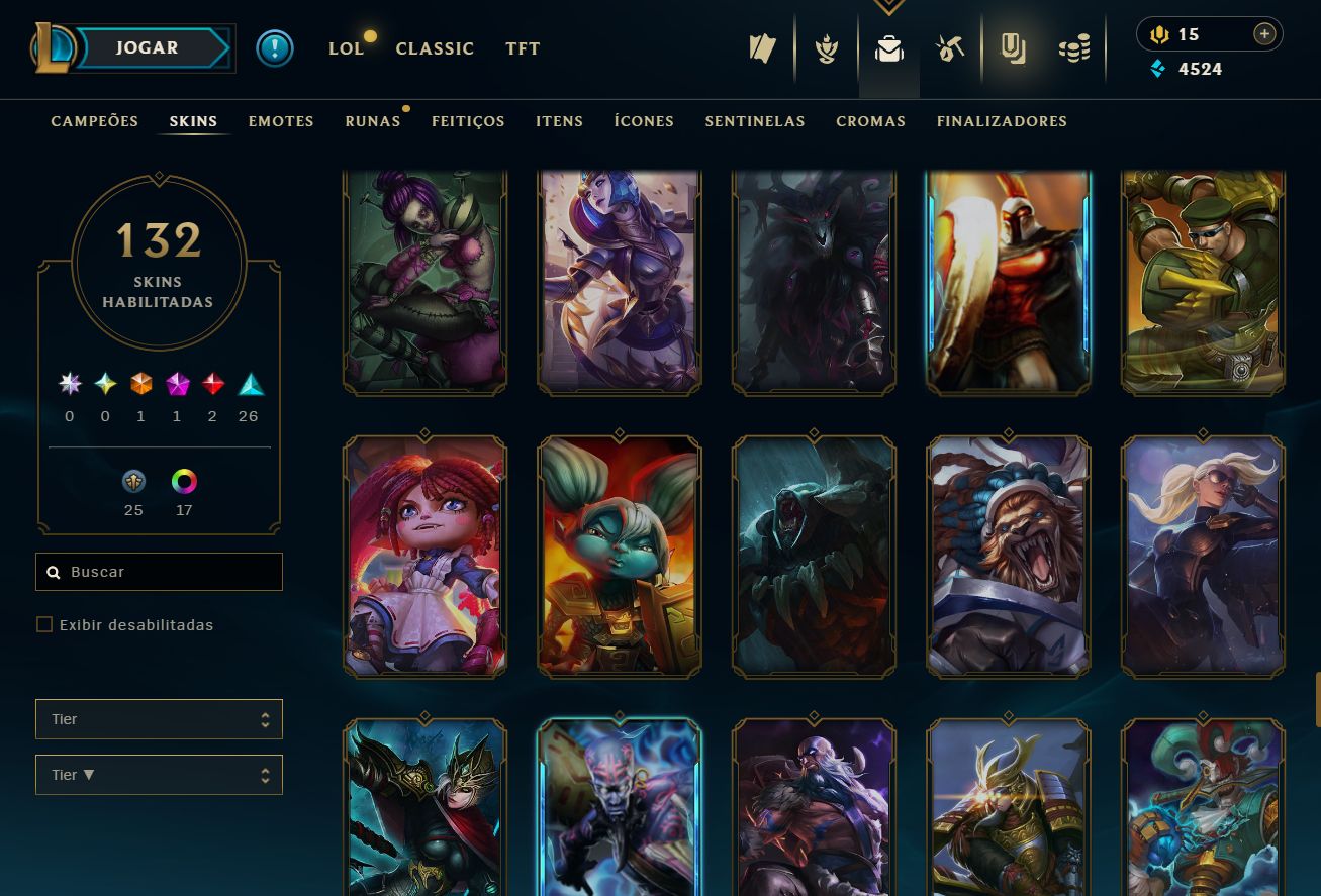 CONTA UNRANKED - 132 SKIN - FULL CHAMP + PREÇO BAIXISSIMO! - 100% SEGURA!