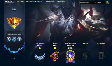 SKIN AATROX LUA SANGRENTA + [ CONTA MAIN JUNGLE ] + [ TROCA NICK ]