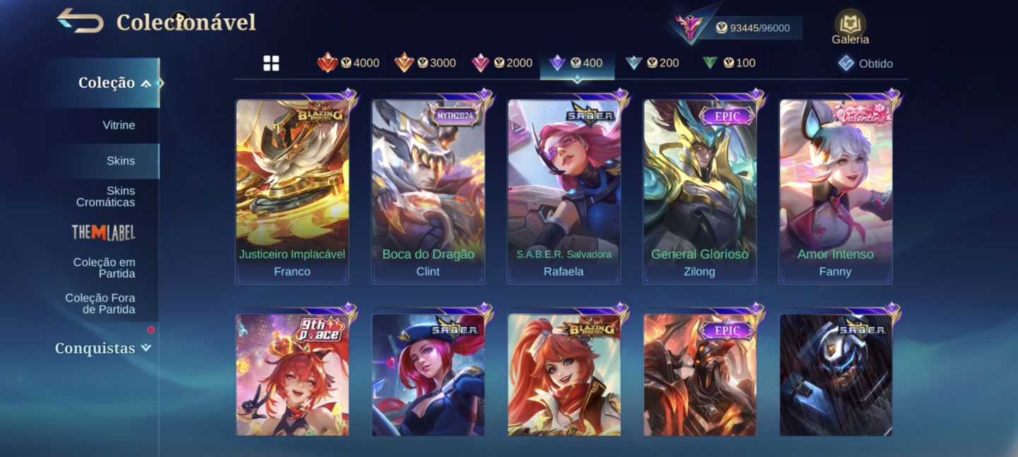 PREMIUM | 330 SKINS | CHOU IORI KOF | BEATRIX PRIME | YSS COLLECTOR | 3 LUCKYBOX