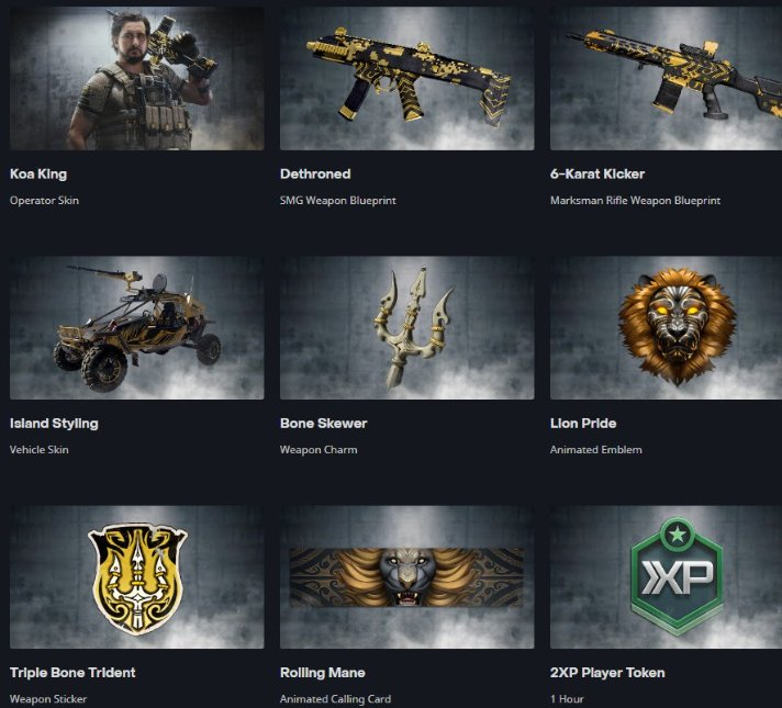 Skins CoD Warzone 2/3/BO6 - Burger King - Monster Energy (ENTREGA AUTOMATICA!!)