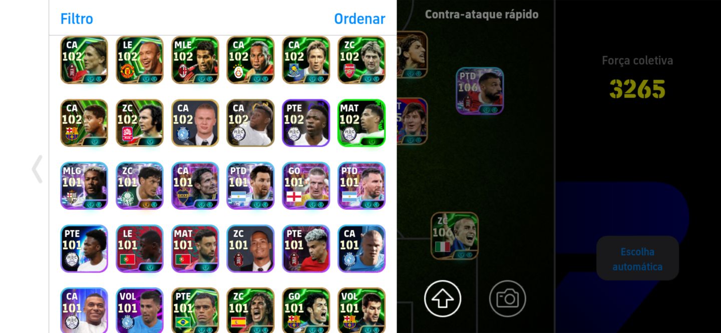 CONTA EFOOTBALL BOA +3263 DE FORÇA