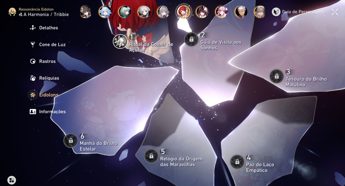 Conta endgame Honkai star rail hsr Time euforia muito forte e muito + eidolons