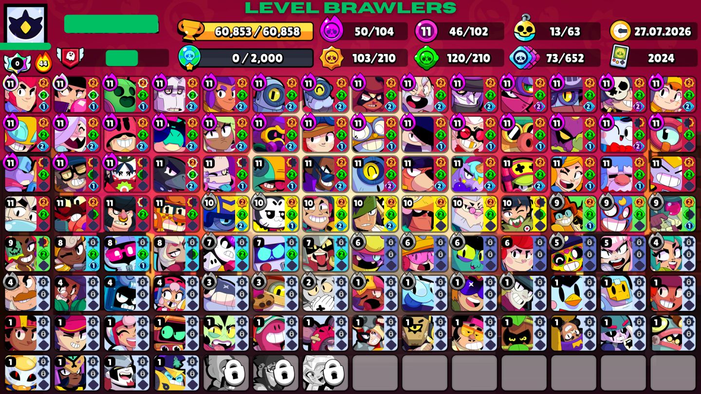 [MELHOR PREÇO!] CONTA BRAWL STARS + CLASH ROYALE RARAS E MUITAS SKINS (RÁPIDO))