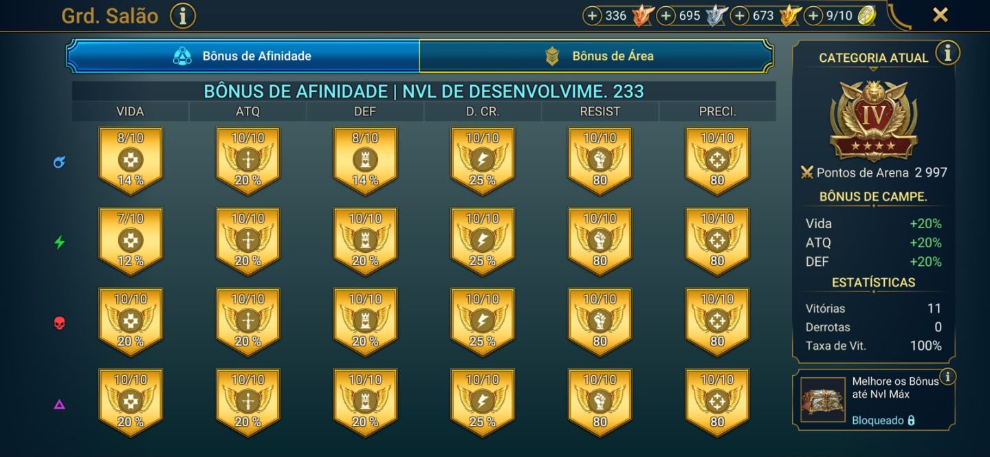 Conta Raid Shadow Legends Nv.100 endgame