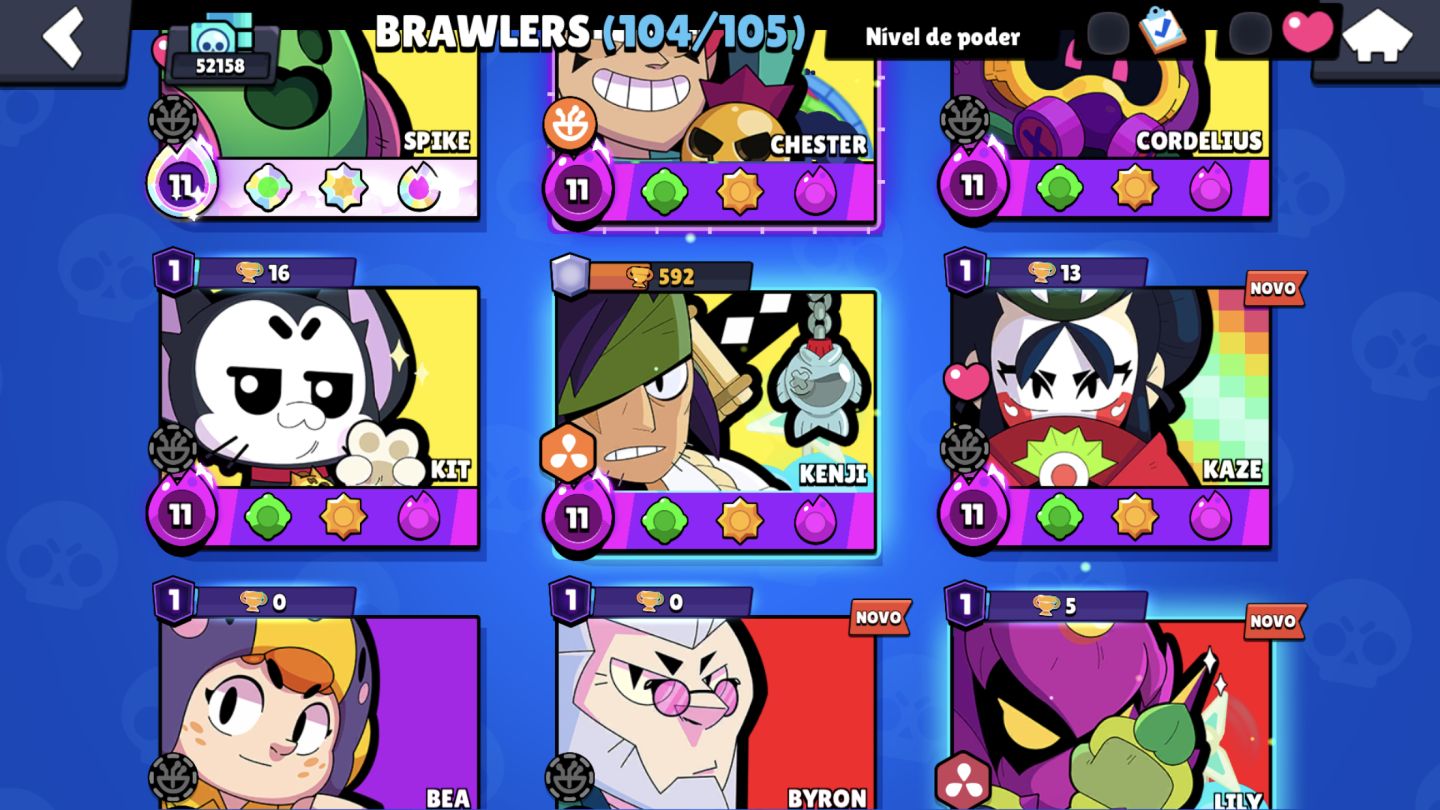 Conta de brawl stars 50k+ barata pra sair rápido