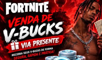 VBUCKS (ITENS DA LOJA) VIA PRESENTE NO FORTNITE - PROMOÇÃO