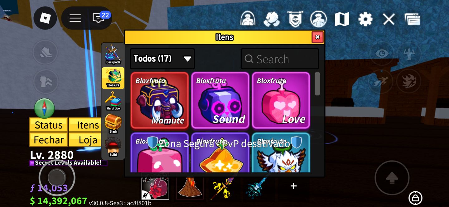 CONTA BLOX FRUITS 2880 COM V3 DRACO E V4 FULL SHARK + SANGUINE ARR