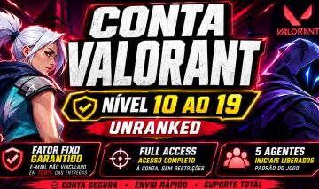 CONTAS VALORANT FULL ACESS LVL 10-19