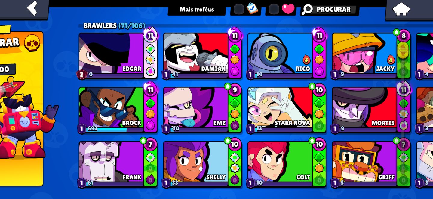 Conta brawl média