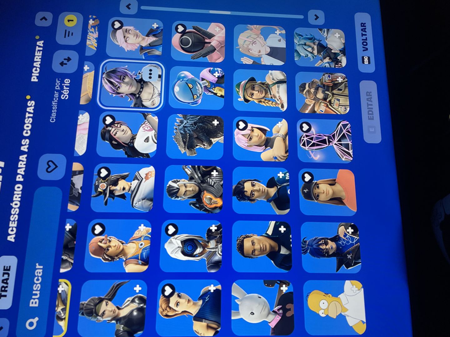 Conta de Fortnite com mais de 300 Skins!