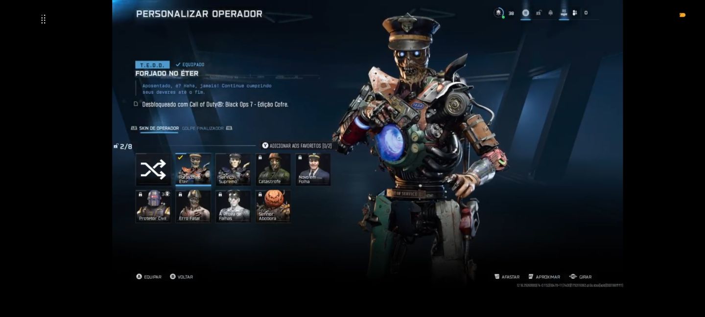 Conta warzone com skins Versão cofre Bo7
