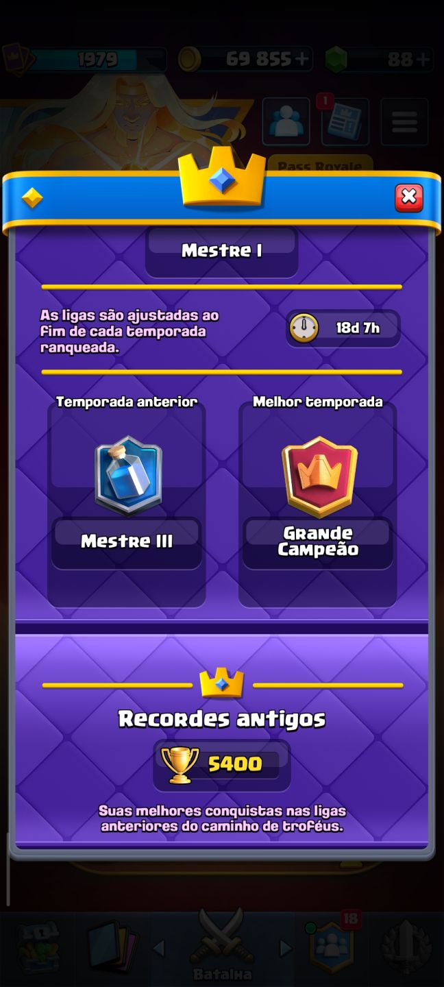 Conta Clash Royale | 48 Cartas Level 16 | 29 Evoluções | 8 Heróis